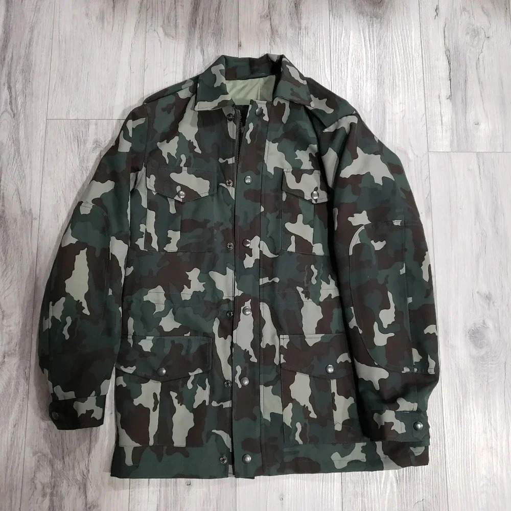 Vetements Burtmar Womans Army Garrison Camo Jacket Size 6734-1/2/36.